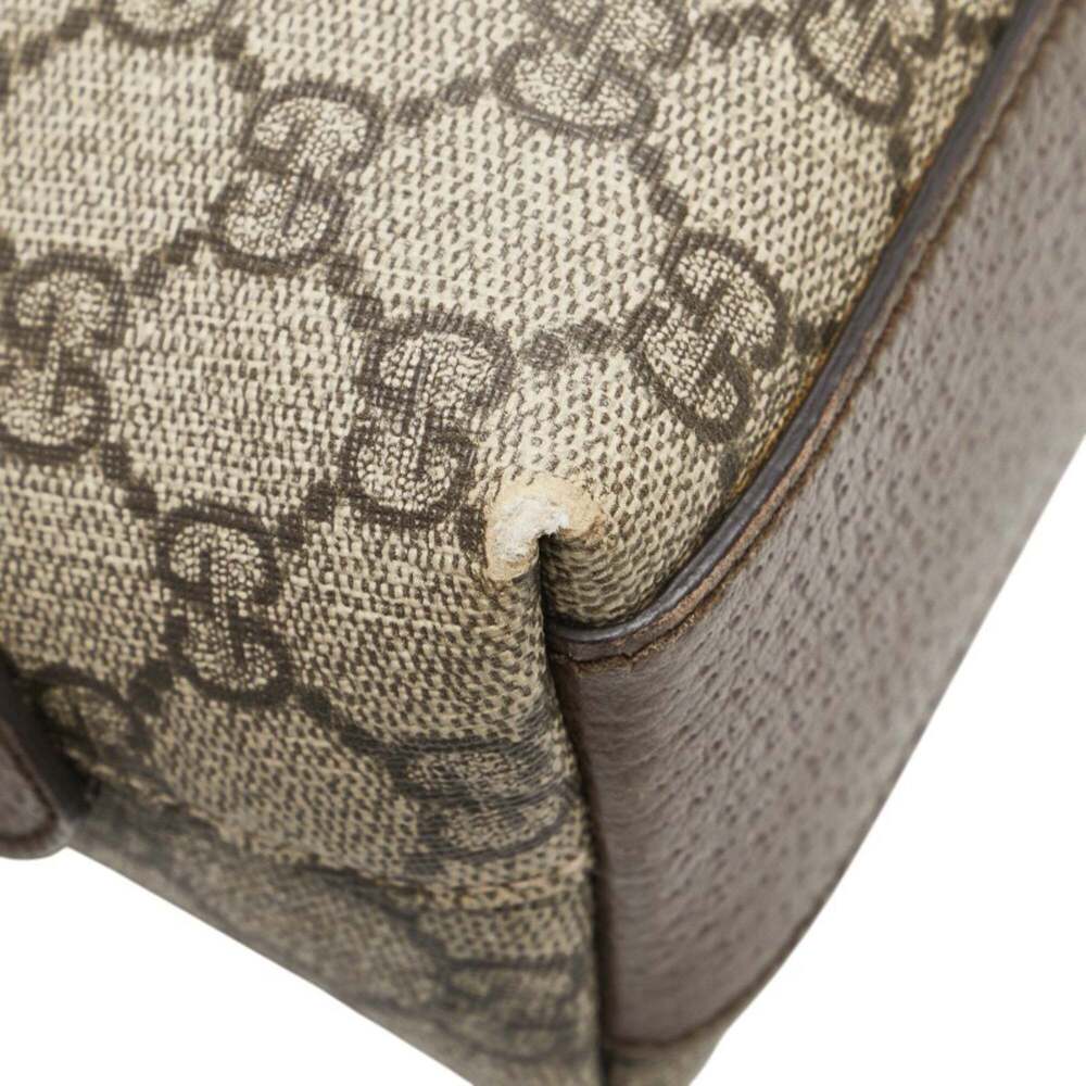 GUCCI Authentic Brown Leather Shoulder Bag - Picture 7 of 15